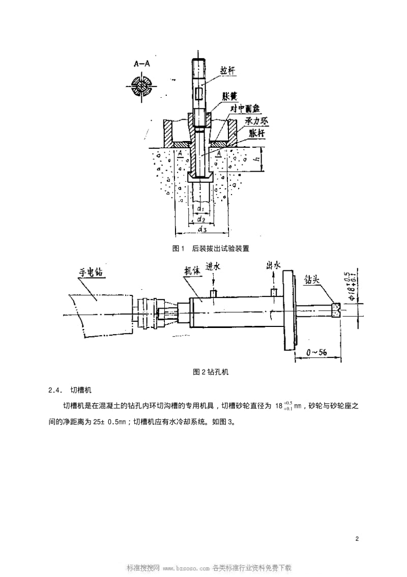 [铁路运输标准]-TBT 2298.2-1991 混凝土强度后装拔出试验方法.pdf_第3页