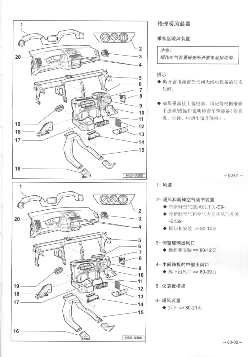 上海波罗轿车 暖风装置 空调系.pdf_第3页