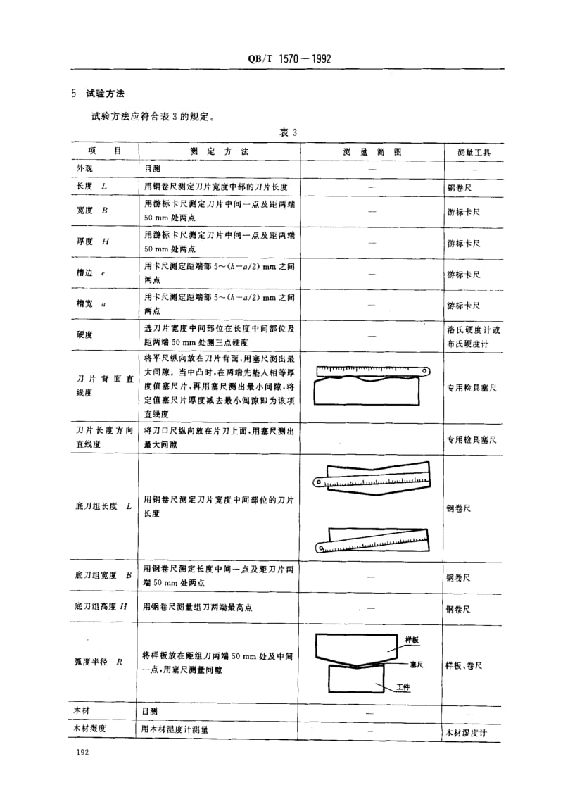 [轻工标准]-QBT 1570-1992 槽式打浆机刀.pdf_第3页