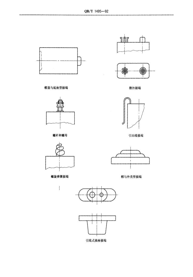 [轻工标准]-QBT 1495-1992 事物特性表 原电池.pdf_第2页