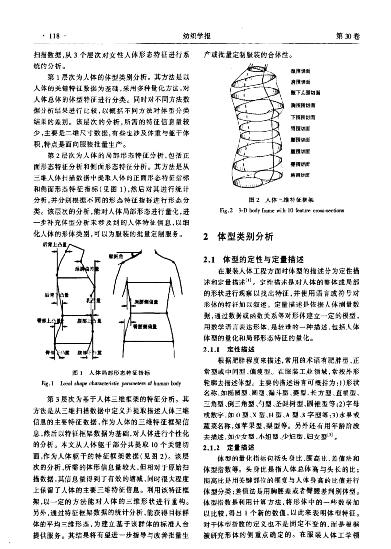 基于三维扫描数据的女性体型特征参数分析.pdf_第2页