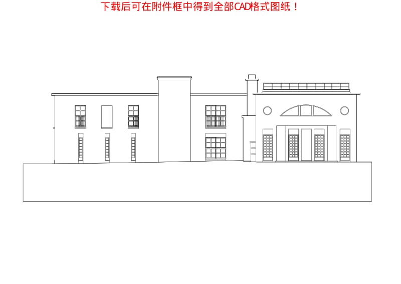 世界著名建筑CAD图纸-格雷福斯住宅.pdf_第2页