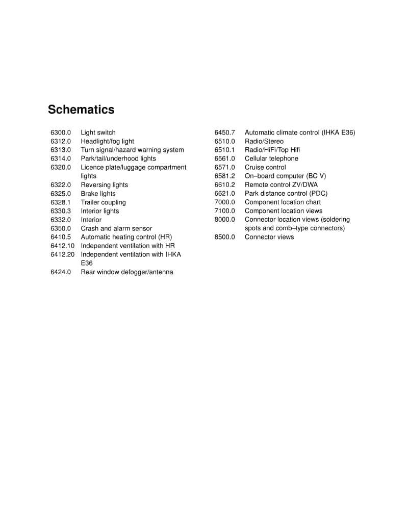 宝马4845 BMW E36系列全车电路图-gb1.pdf_第2页