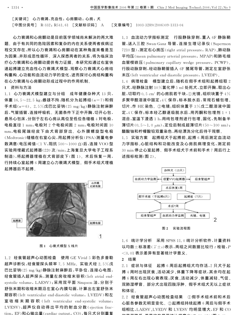 心力衰竭犬心房结构重构的实验研究.pdf_第2页