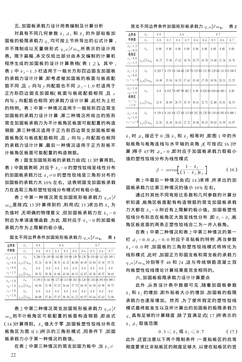 承受均布荷载混凝土双向板的粘板加固设计.pdf_第3页