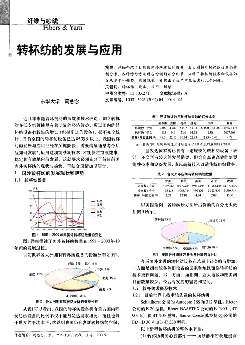 纺织导报-转杯纺的发展与应用.pdf_第1页