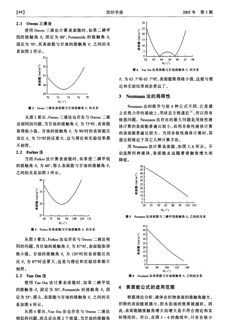 织物表面能计算公式的局限性.pdf_第2页