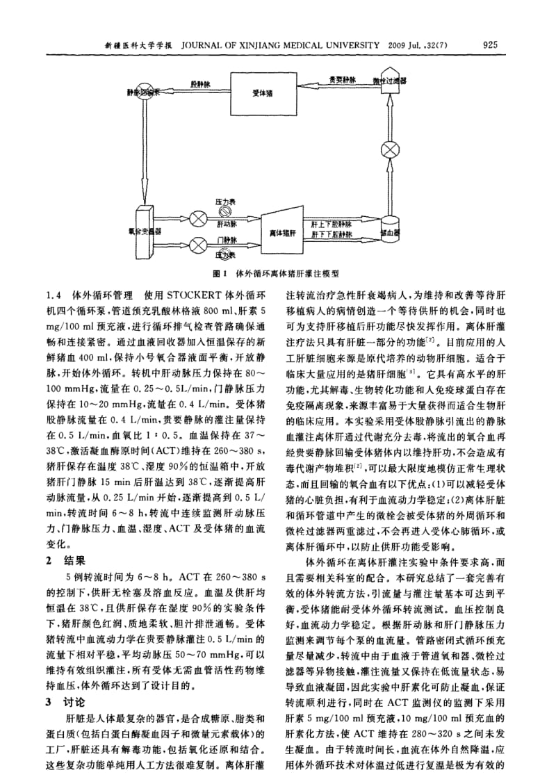 离体猪肝体外循环灌注用于治疗急性肝衰模型的建立.pdf_第2页