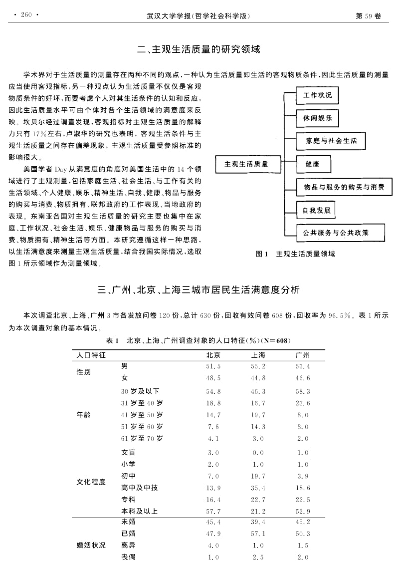 经济发展与主观生活质量以北京、上海、广州为例.pdf_第2页