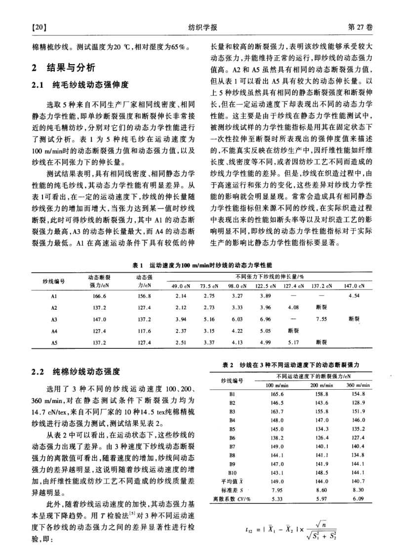 纱线的动态力学性能.pdf_第2页