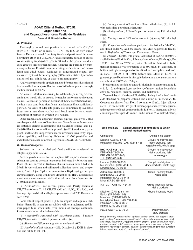 10.1.01-AOAC-Official-Method-970.52-Organochlorine.pdf_第1页