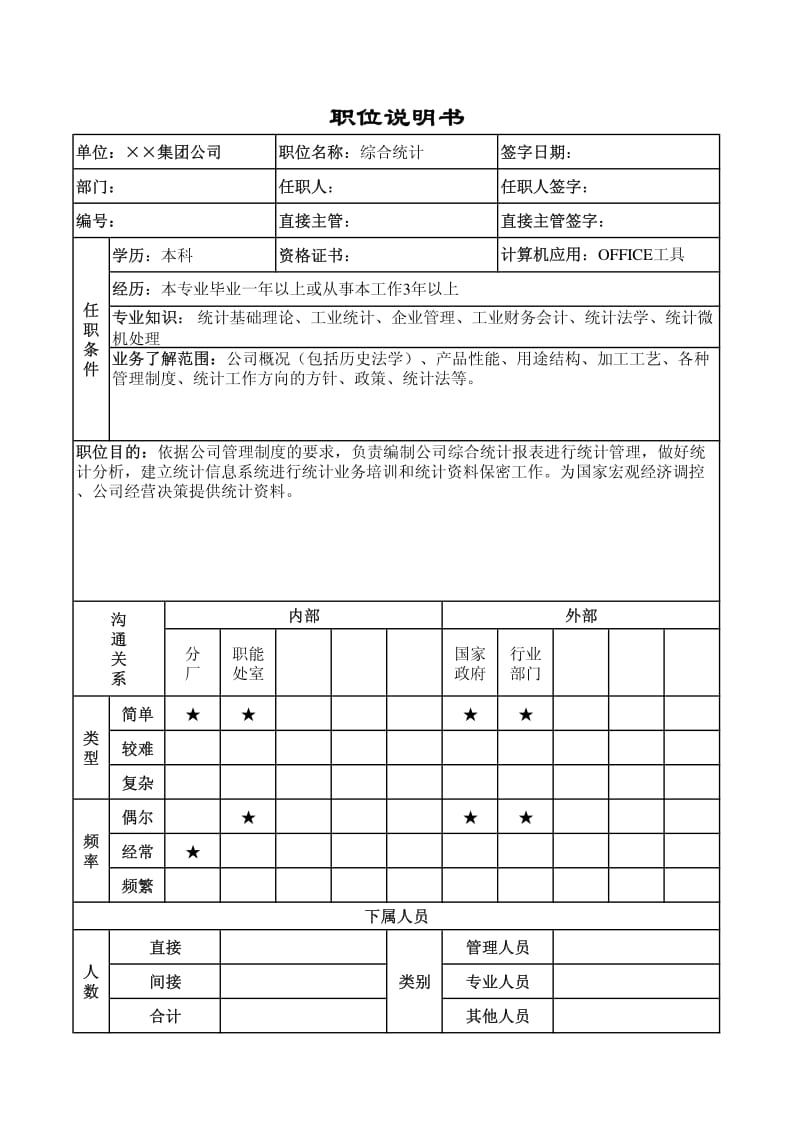 02031-职位说明书-综合统计.pdf_第1页