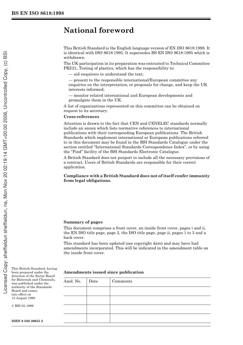 BS-EN-ISO-8618-1998 BS-2782-4-METHOD-451M-1998.pdf_第2页