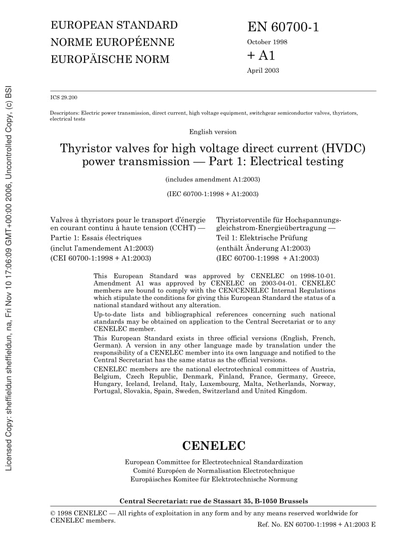 BS-EN-60700-1-1999 IEC-60700-1-1998.pdf_第3页