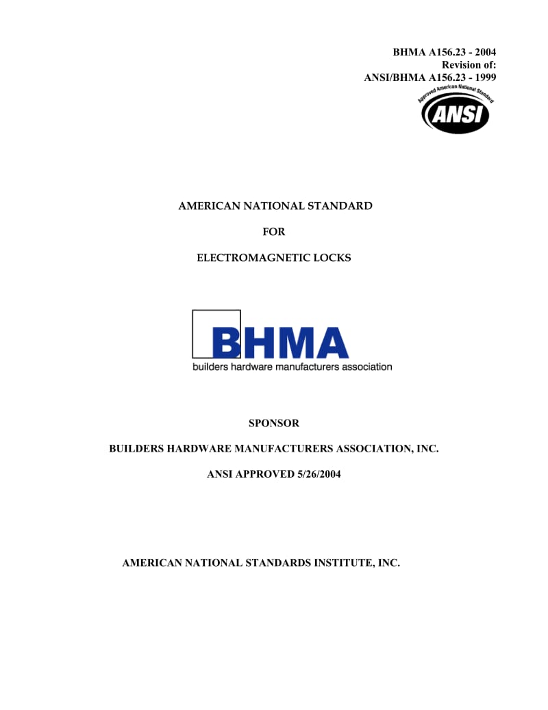 BHMA-A156.23-2004.pdf_第1页