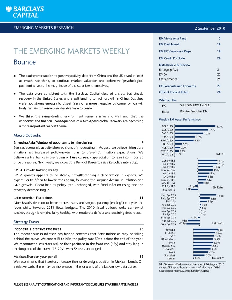 BCA-THE EMERGING MARKETS WEEKLY-100902.pdf_第1页