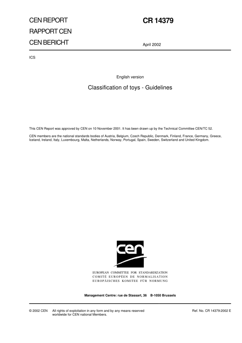 CEN-CR-14379-2002.pdf_第1页