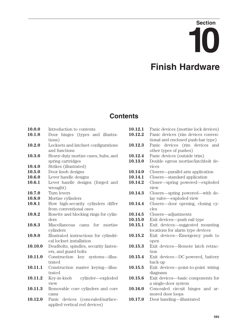 Construction Building Envelope and Interior Finishes Databook：Finish Hardware.pdf_第2页