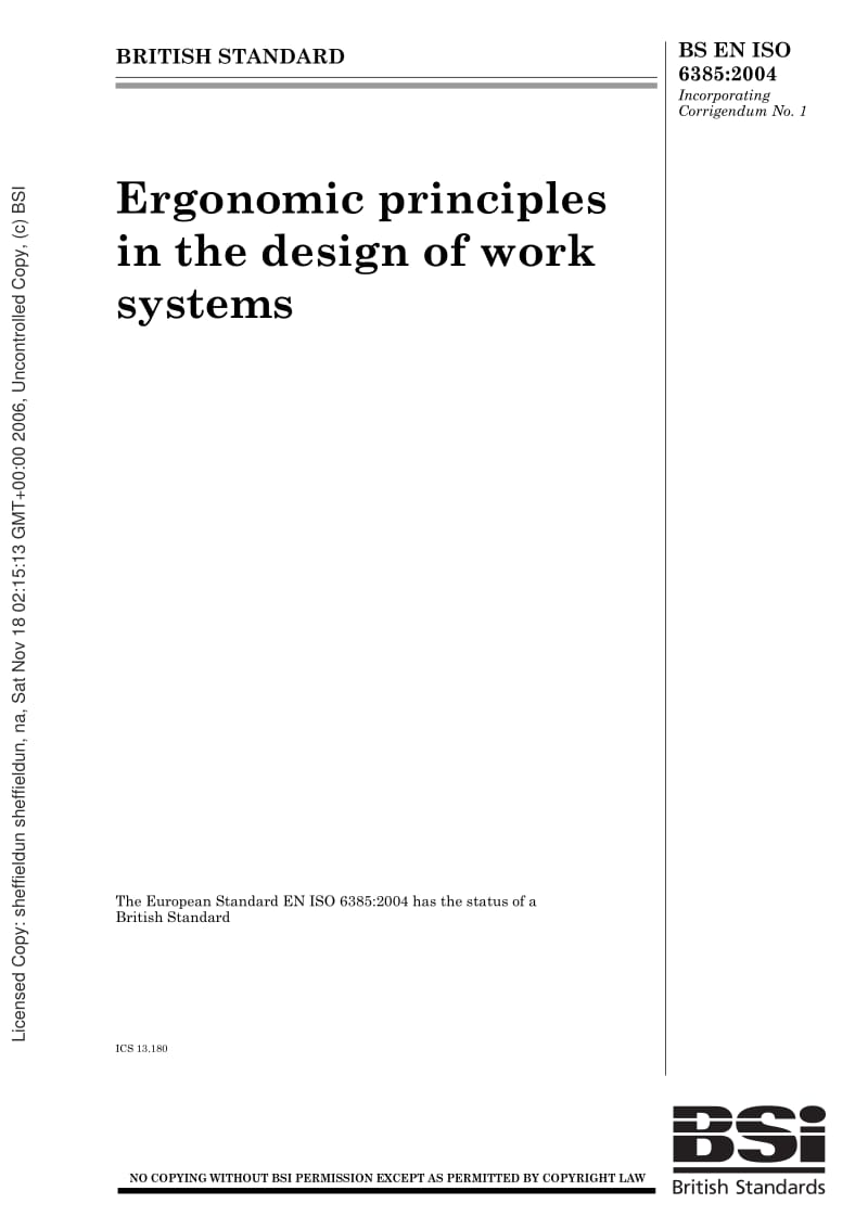 BS-EN-ISO-6385-2004Ergonomic principles in the design of work systems.pdf_第1页