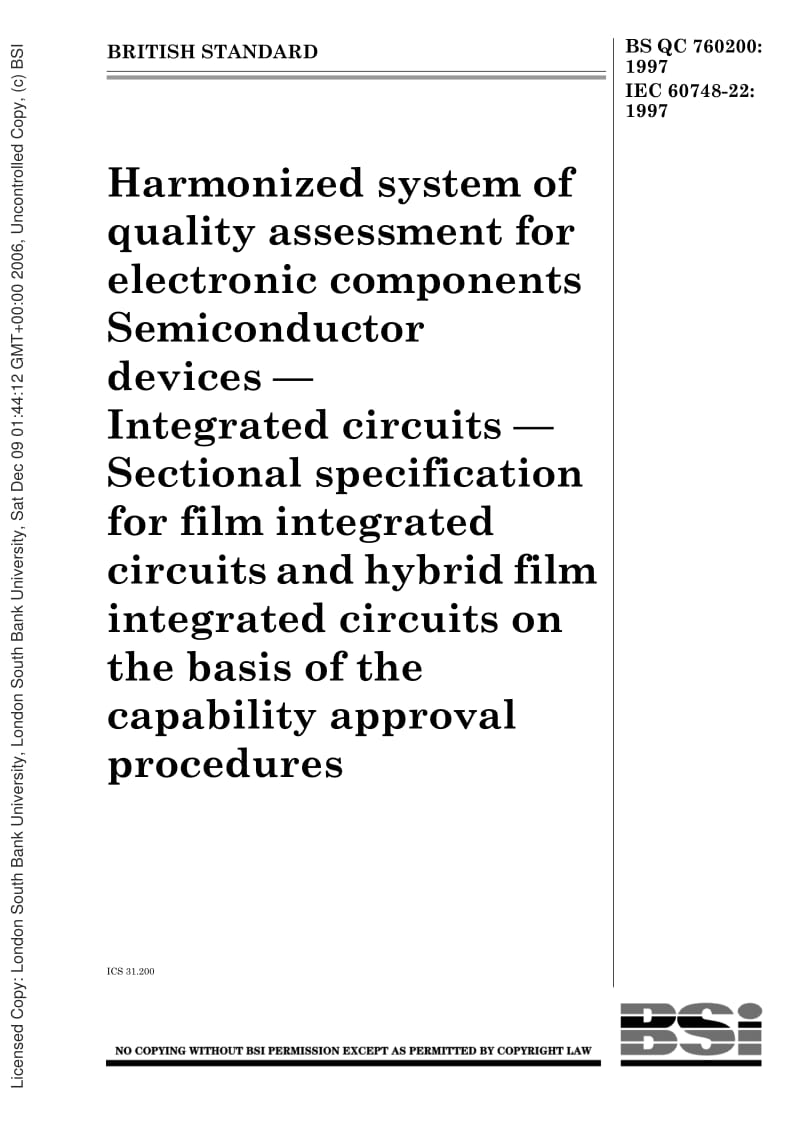 BS-QC-760200-1997 IEC-60748-22-1997.pdf_第1页