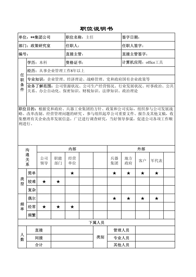 01940-职位说明书-政策研究室-主任.pdf_第1页