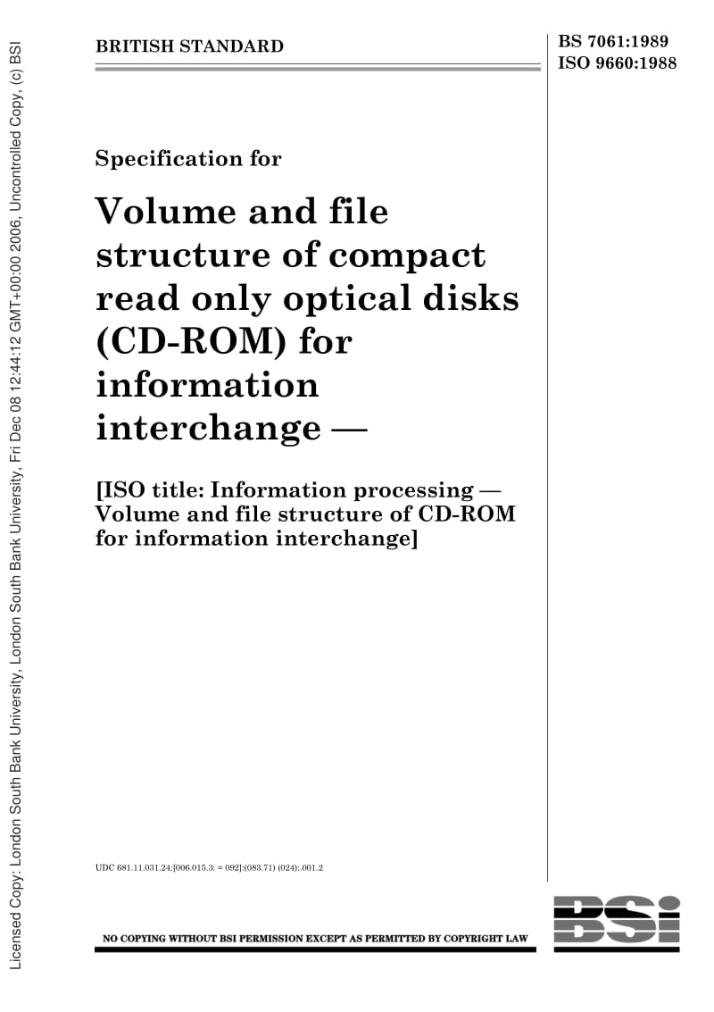 BS-7061-1989 ISO-9660-1988.pdf_第1页