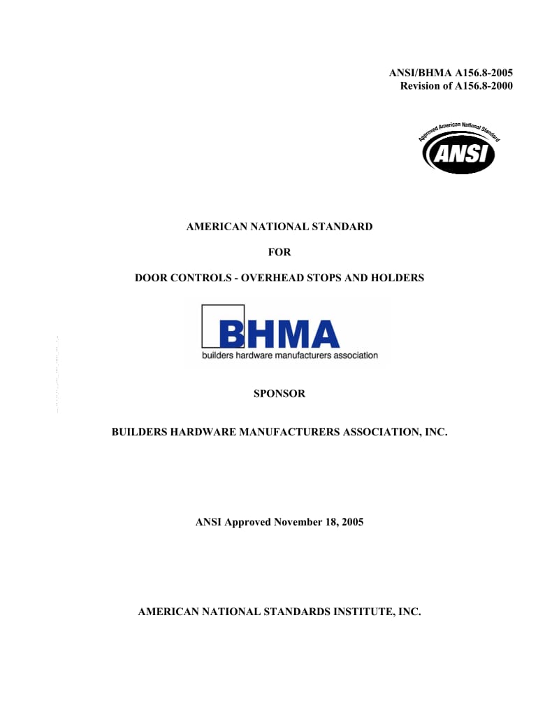 BHMA-A156.8-2005.pdf_第1页