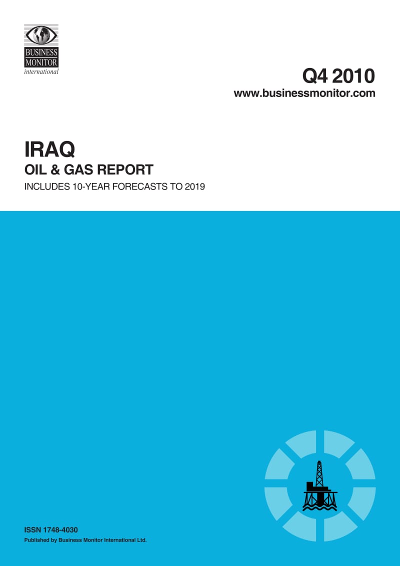 BMI Iraq Oil and Gas Report Q4 2010.pdf_第1页