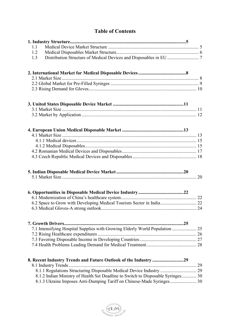 Disposable Devices-An outperforming Medical Device Segment Report.pdf_第3页