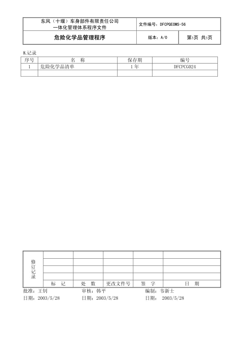 04107-质量管理体系认证-程序文件-化学危险品管理程序.pdf_第3页