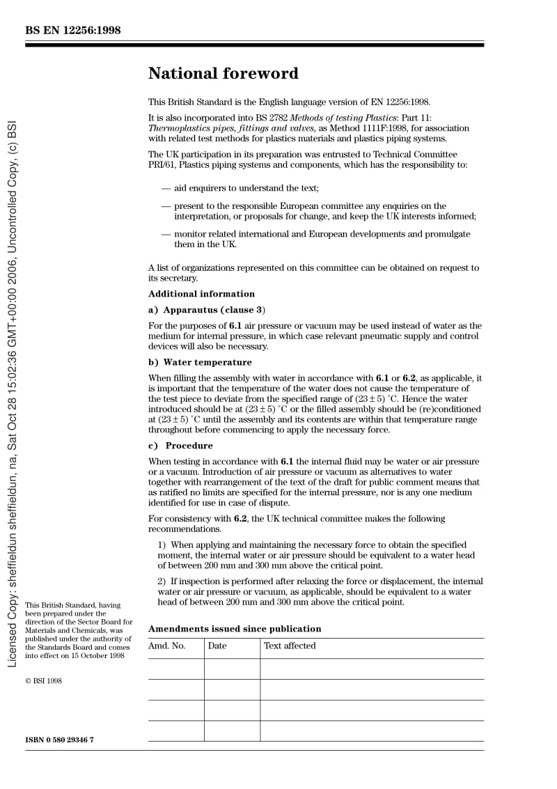 BS-EN-12256-1998 BS-2782-11-METHOD-1111F-1998.pdf_第2页