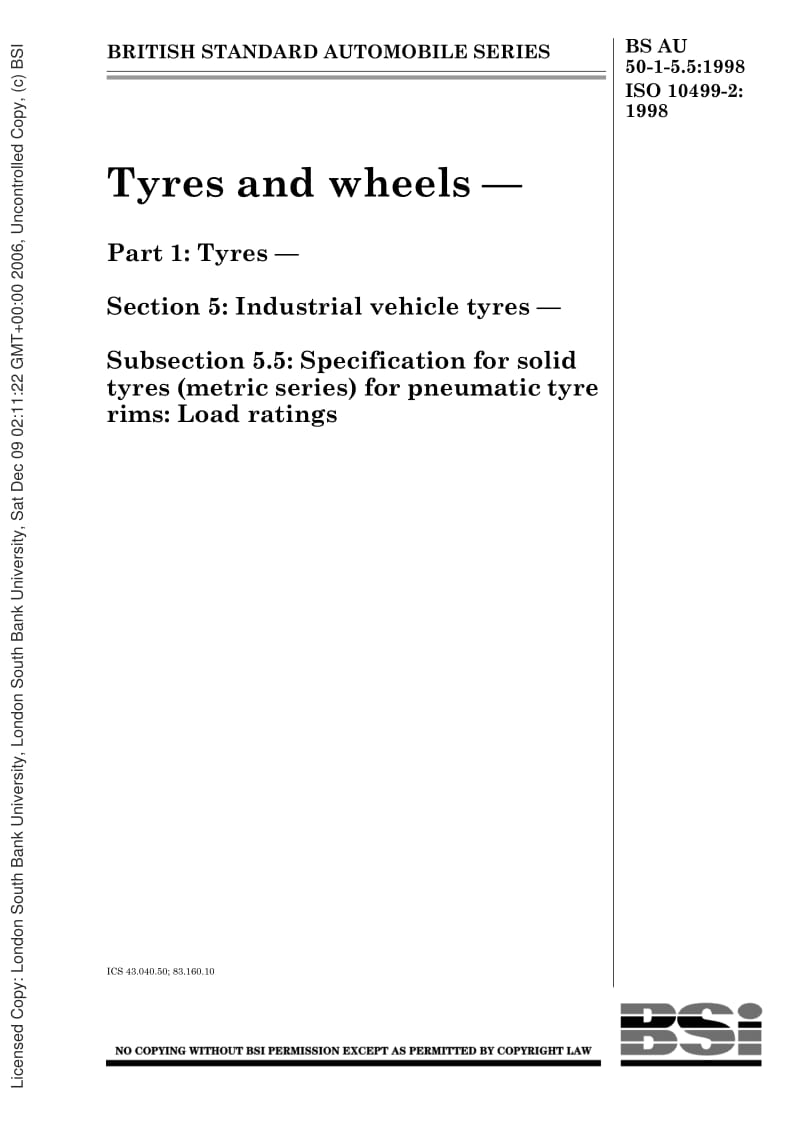 BS-AU-50-1.5.5-1998 ISO-10499-2-1998.pdf_第1页