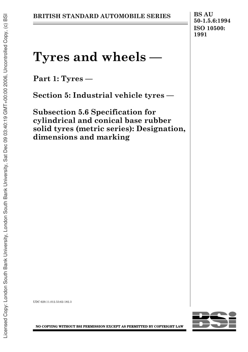 BS-AU-50-1.5.6-1994 ISO-10500-1991.pdf_第1页