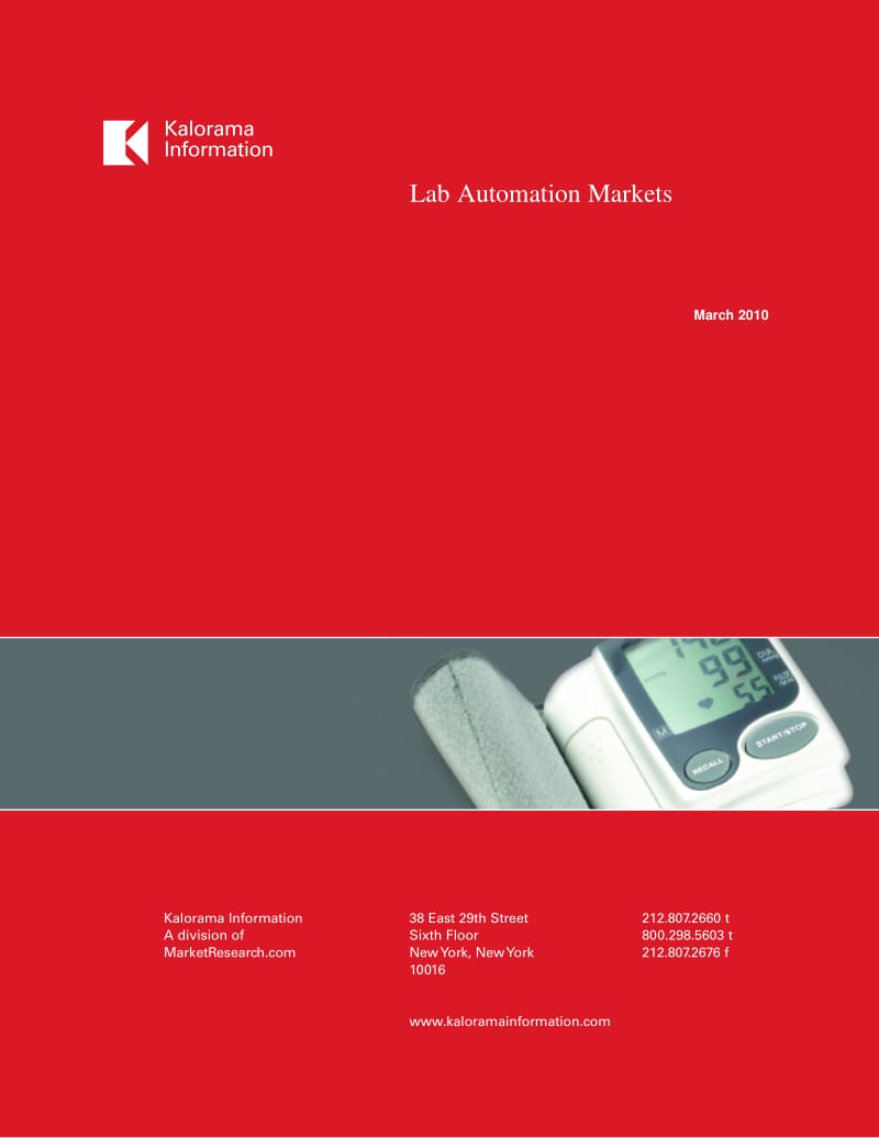 Lab Automation Markets.pdf_第1页