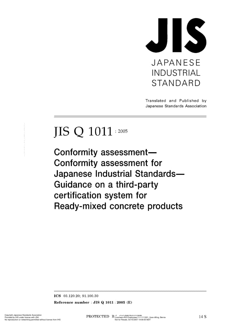 JIS-Q-1011-2005-ENG.pdf_第1页