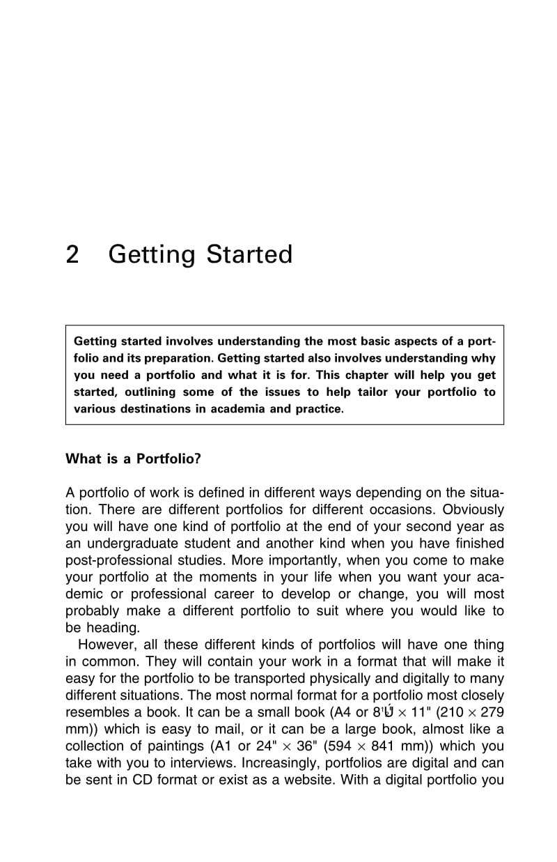 The Portfolio：An Architecture Students Handbook-Getting started.pdf_第2页