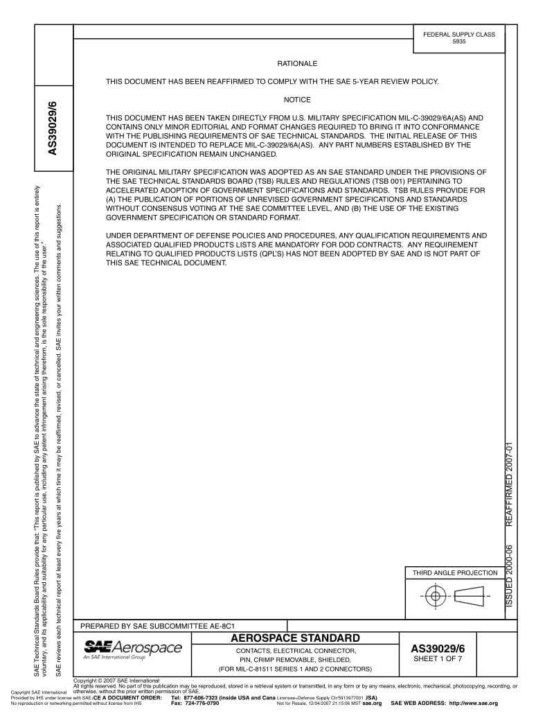 SAE-AS-39029-6-2000-R2007.pdf_第1页