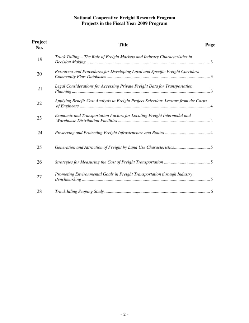 NCFRP-Announcement-of-FY-2009-FReight-Research-Projects.pdf_第2页