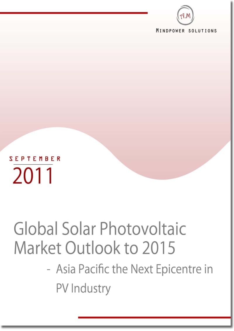 Global Solar Photovoltaic Market Outlook to 2015.pdf_第1页