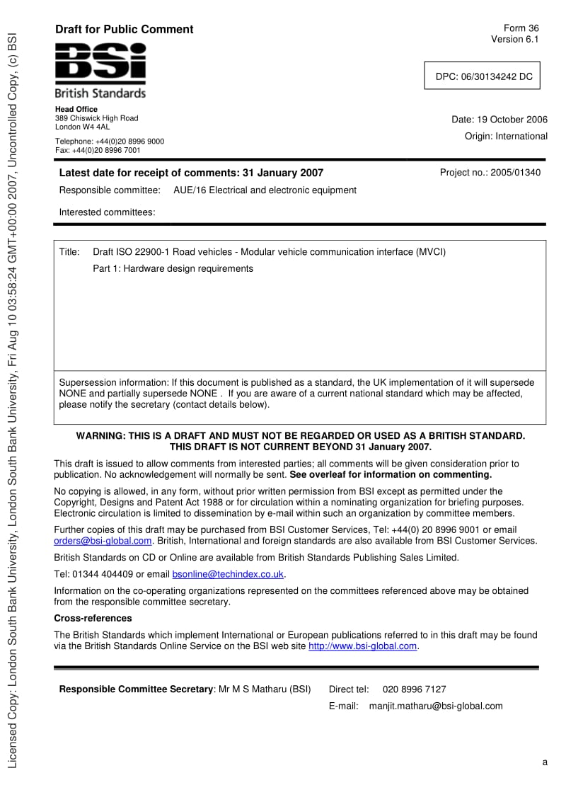 ISO-DIS-22900-1-2006.pdf_第1页