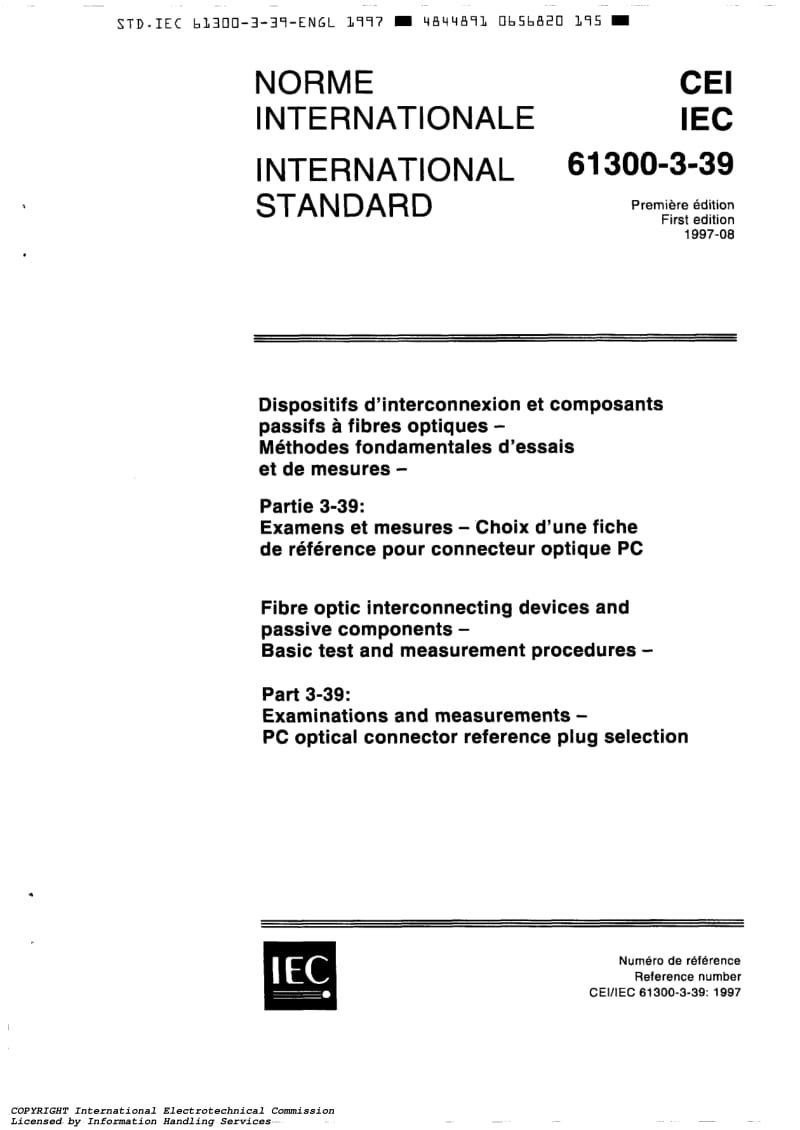 IEC-61300-3-39-1997.pdf_第1页