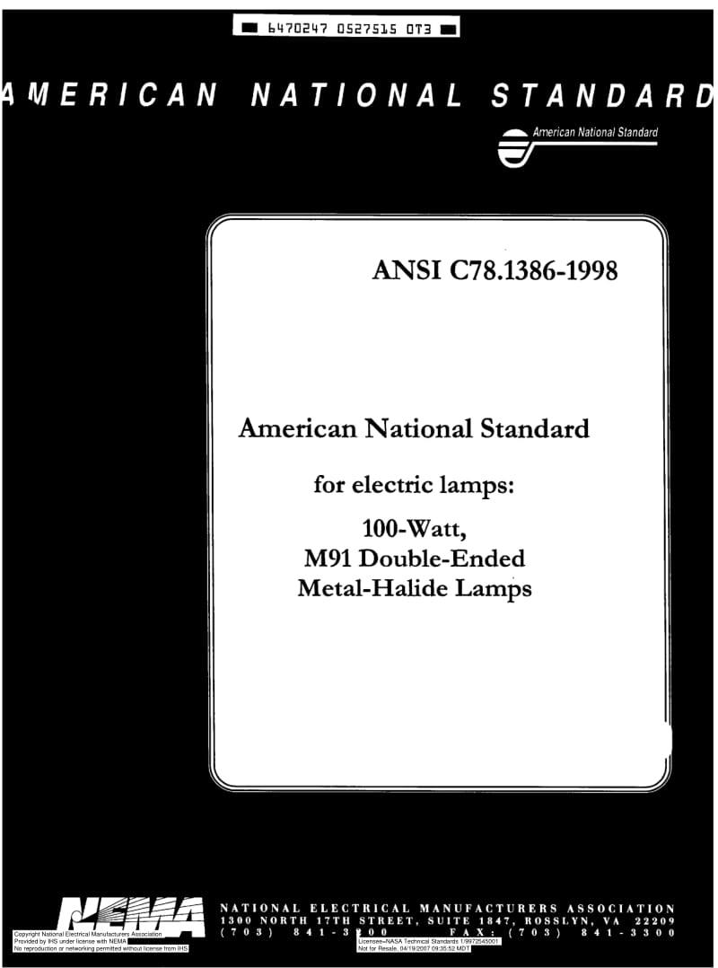 NEMA-C78.1386-1998.pdf_第1页