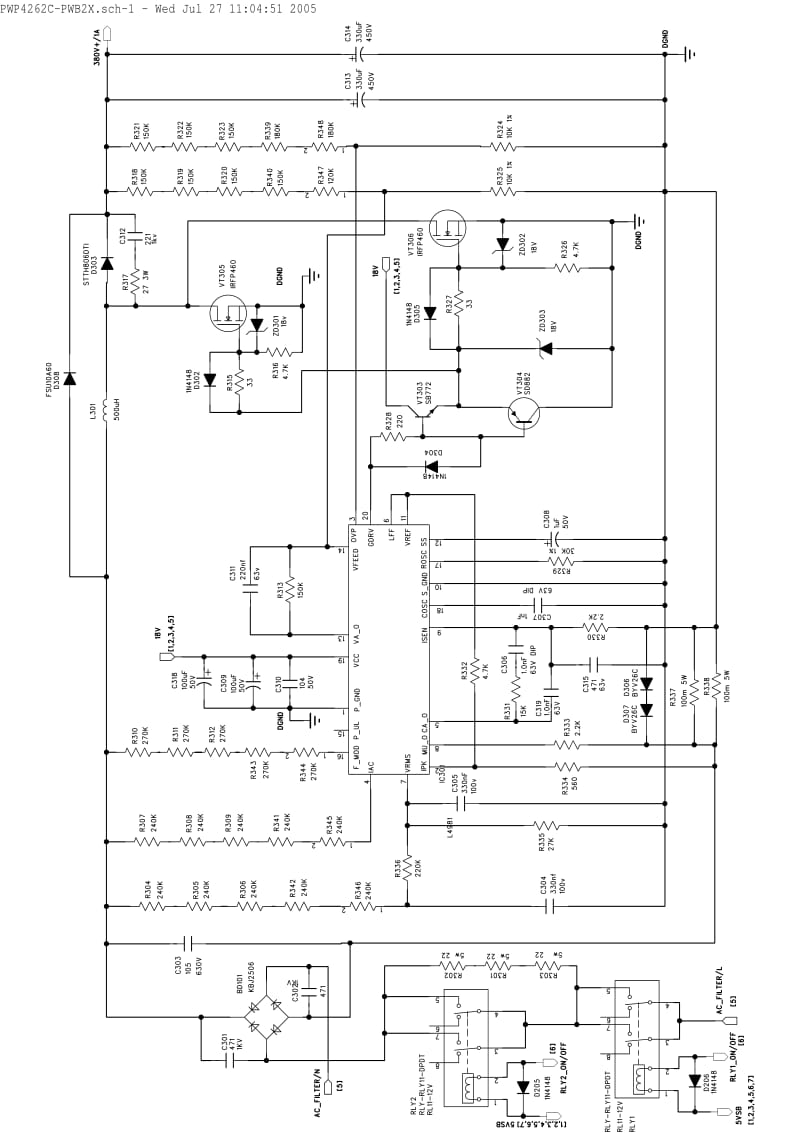 TCL 电路图纸 PWP4262C.pdf_第1页