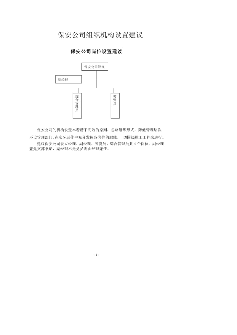 保安公司组织机构设置.pdf_第1页