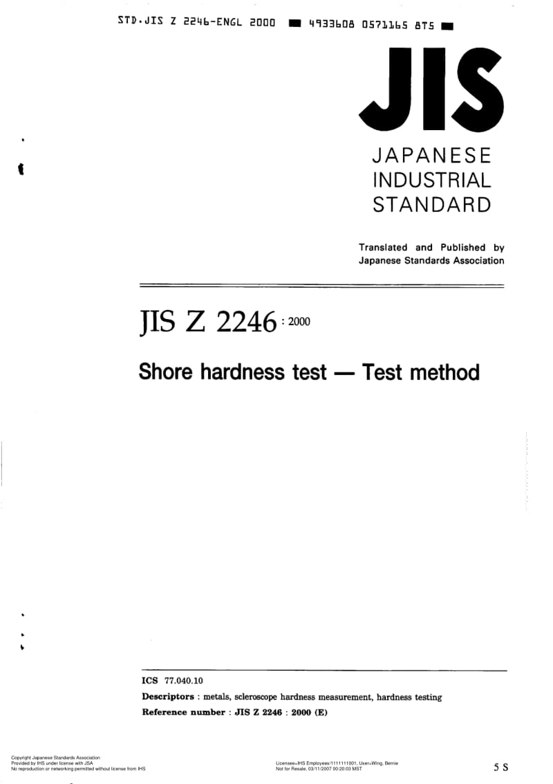 JIS-Z-2246-2000-R2006-ENG.pdf_第1页