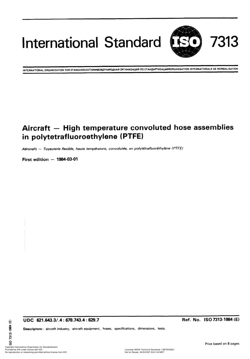 ISO-7313-1984.pdf_第1页