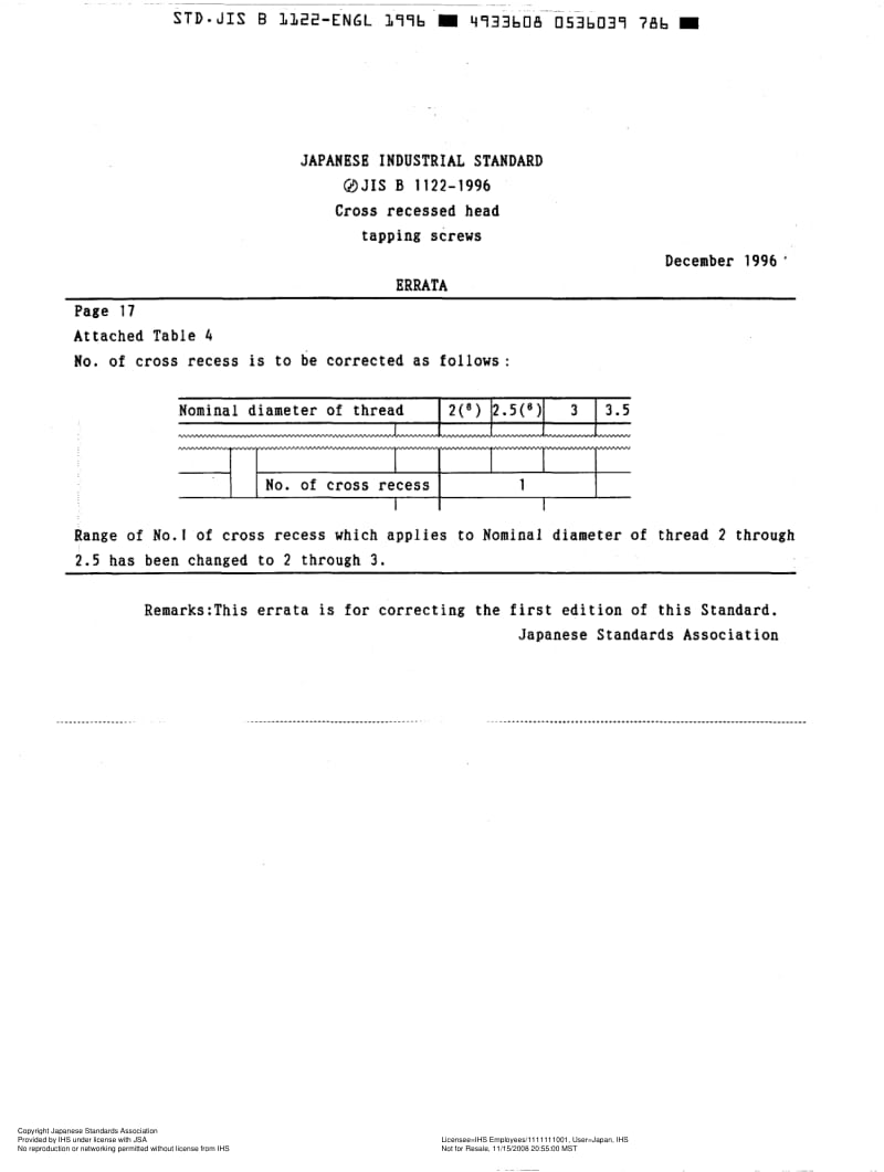 JIS-B-1122-ERTA-1996-R2001-R2005-ENG.pdf_第1页