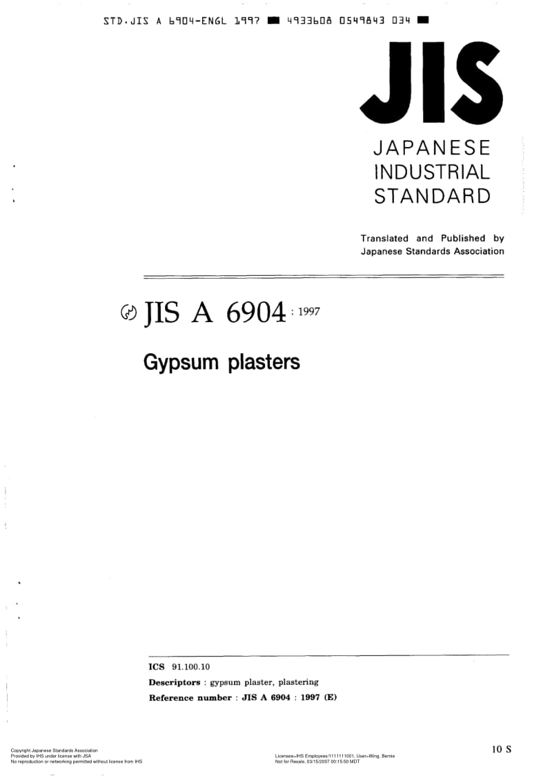JIS-A-6904-1997-ENG.pdf_第1页