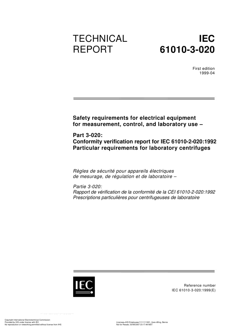 IEC-TR-61010-3-020-1999.pdf_第1页