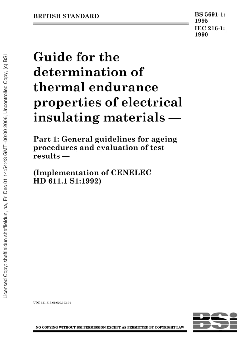 BS-5691-1-1995 IEC-60216-1-1990.pdf_第1页